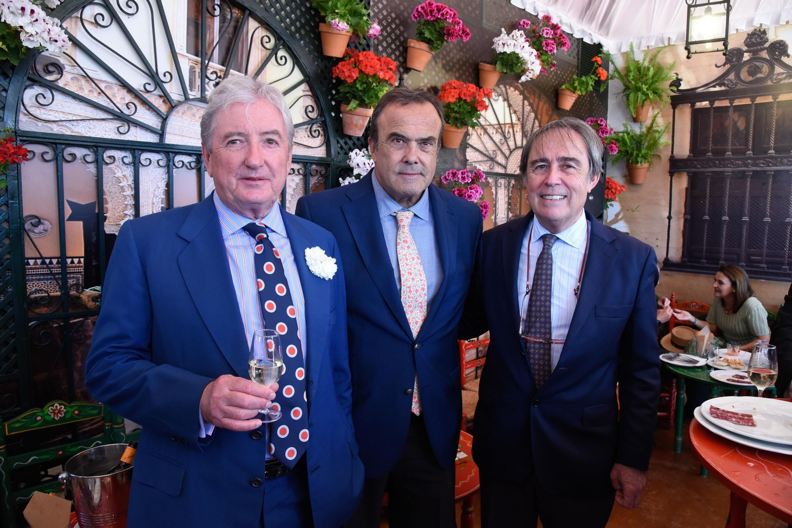 Recepción del Banco Santander.