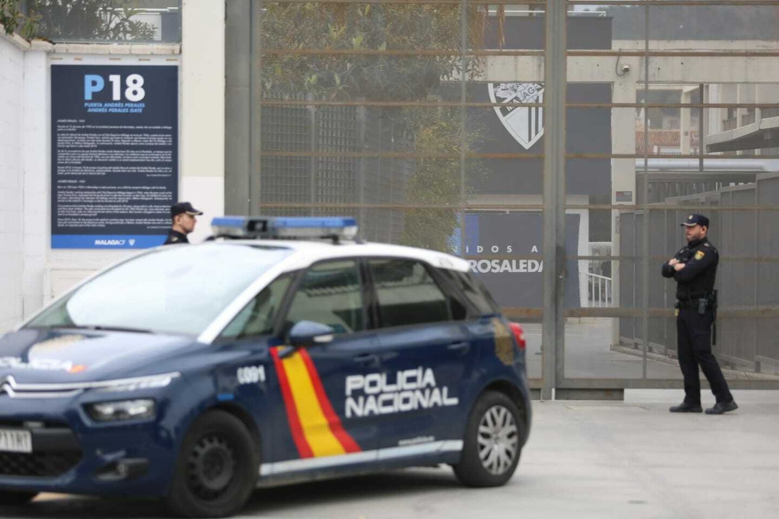 Las fotos de una mañana de locos en La Rosaleda