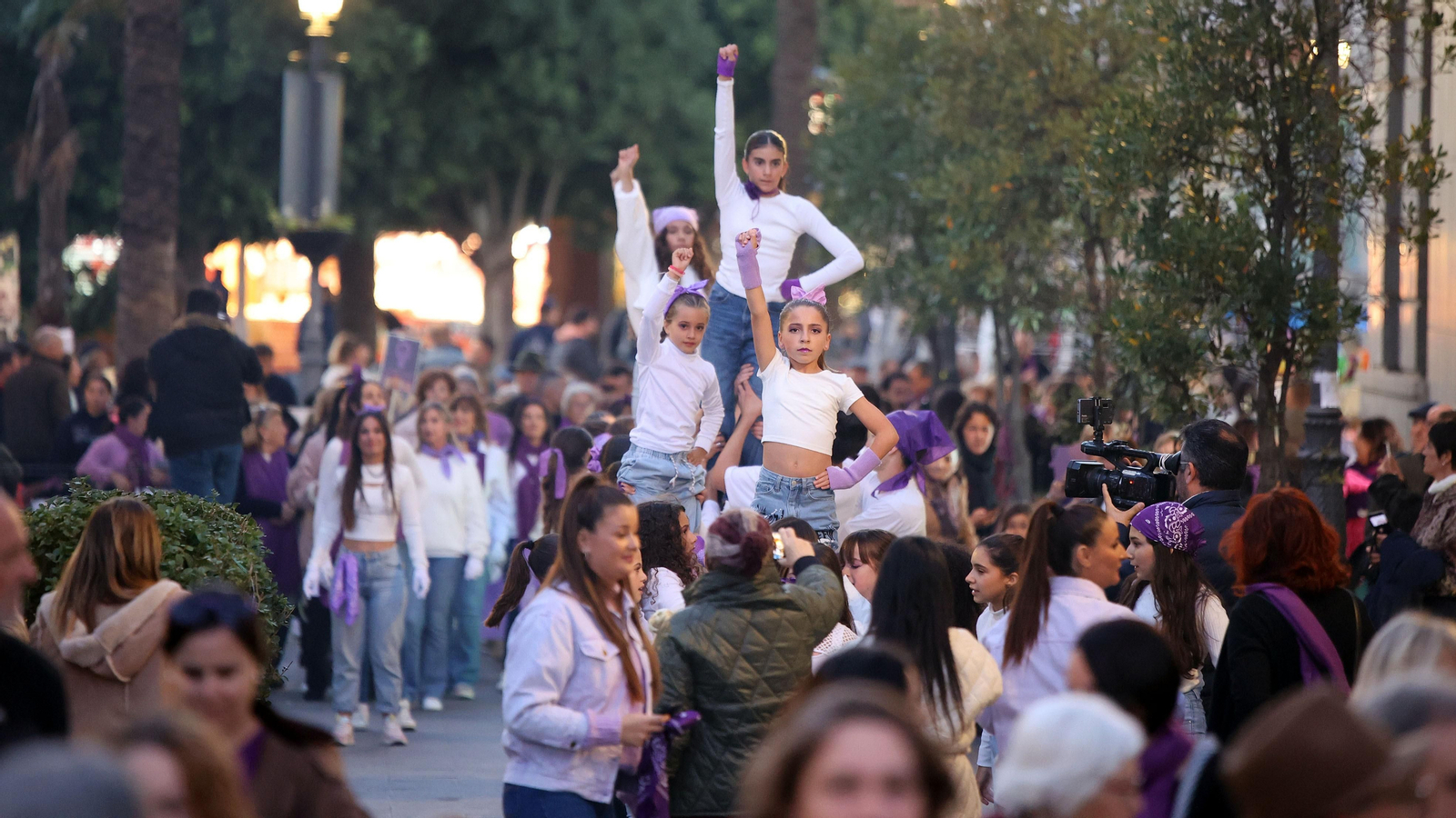 Manifestación en Jerez contra las Violencias Machistas