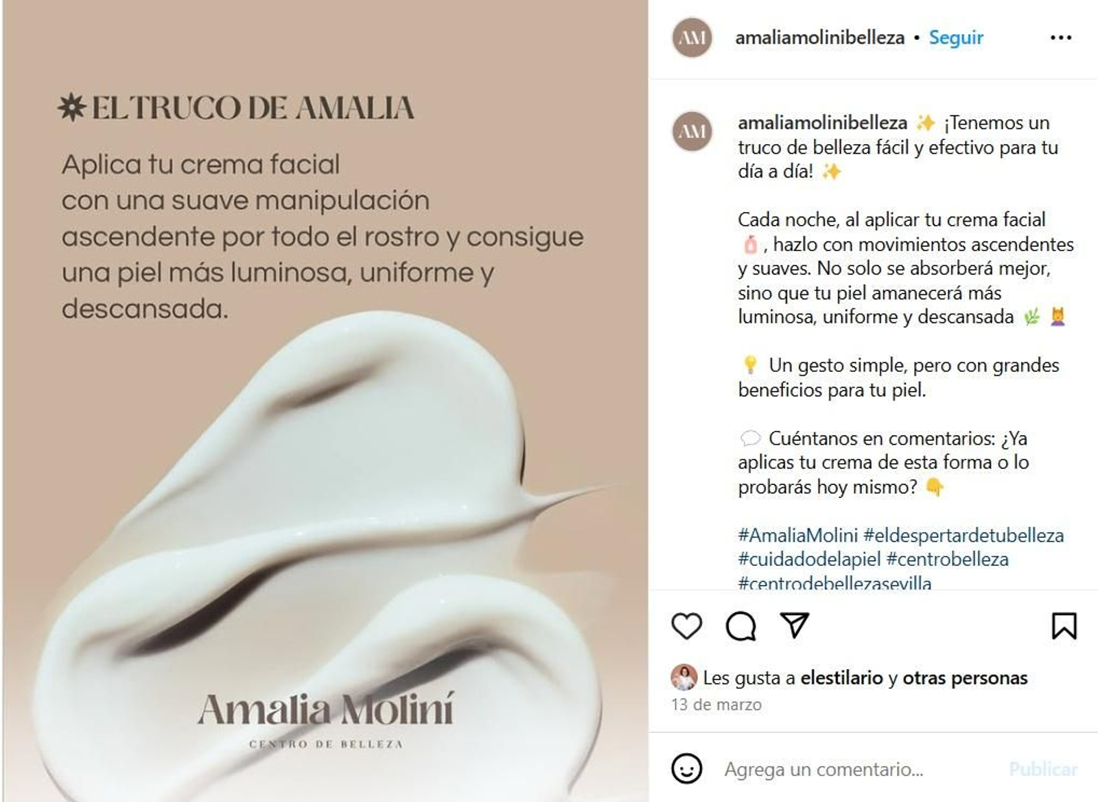 Consejos del centro de belleza Amalia Moliní.