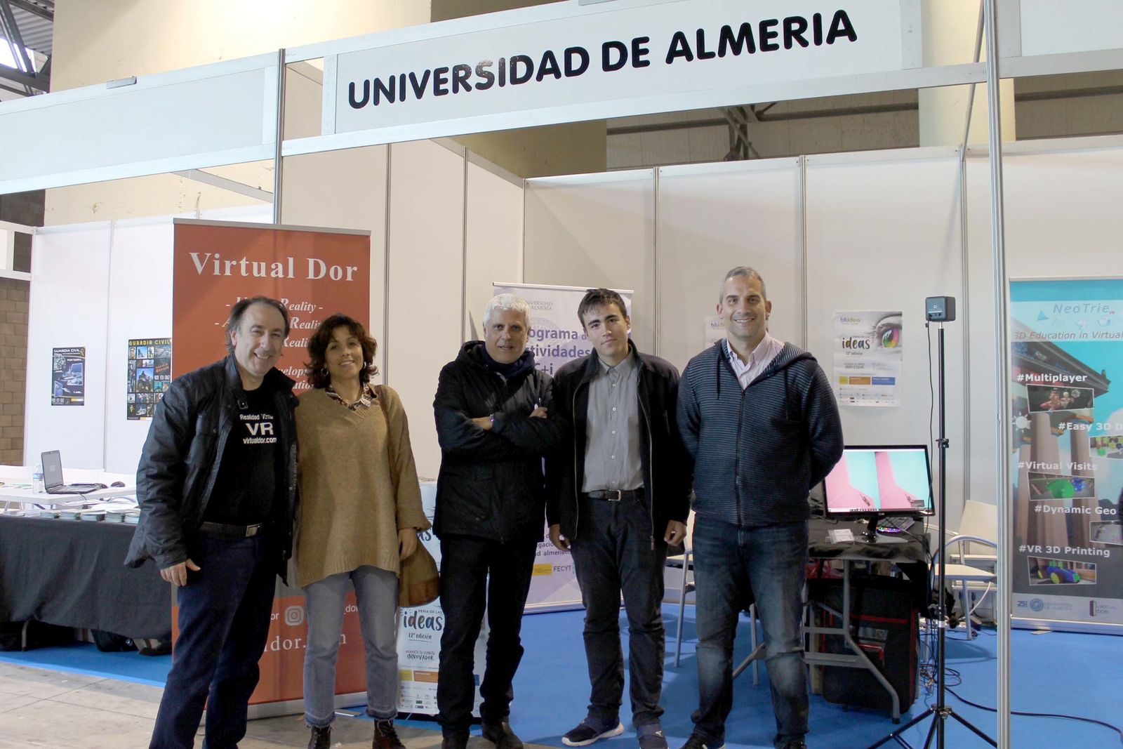 Participantes de la UAL, en el 'Roquetas Gaming Show'.