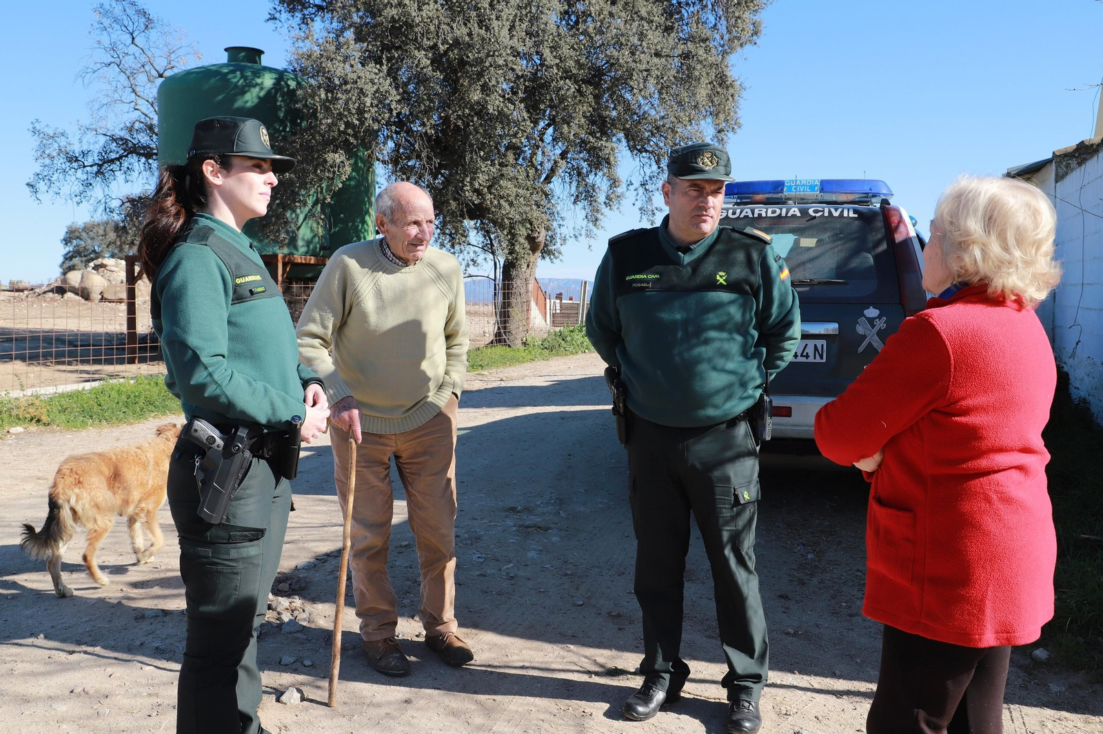 Una jornada con la Guardia Civil de Pozoblanco, en imágenes