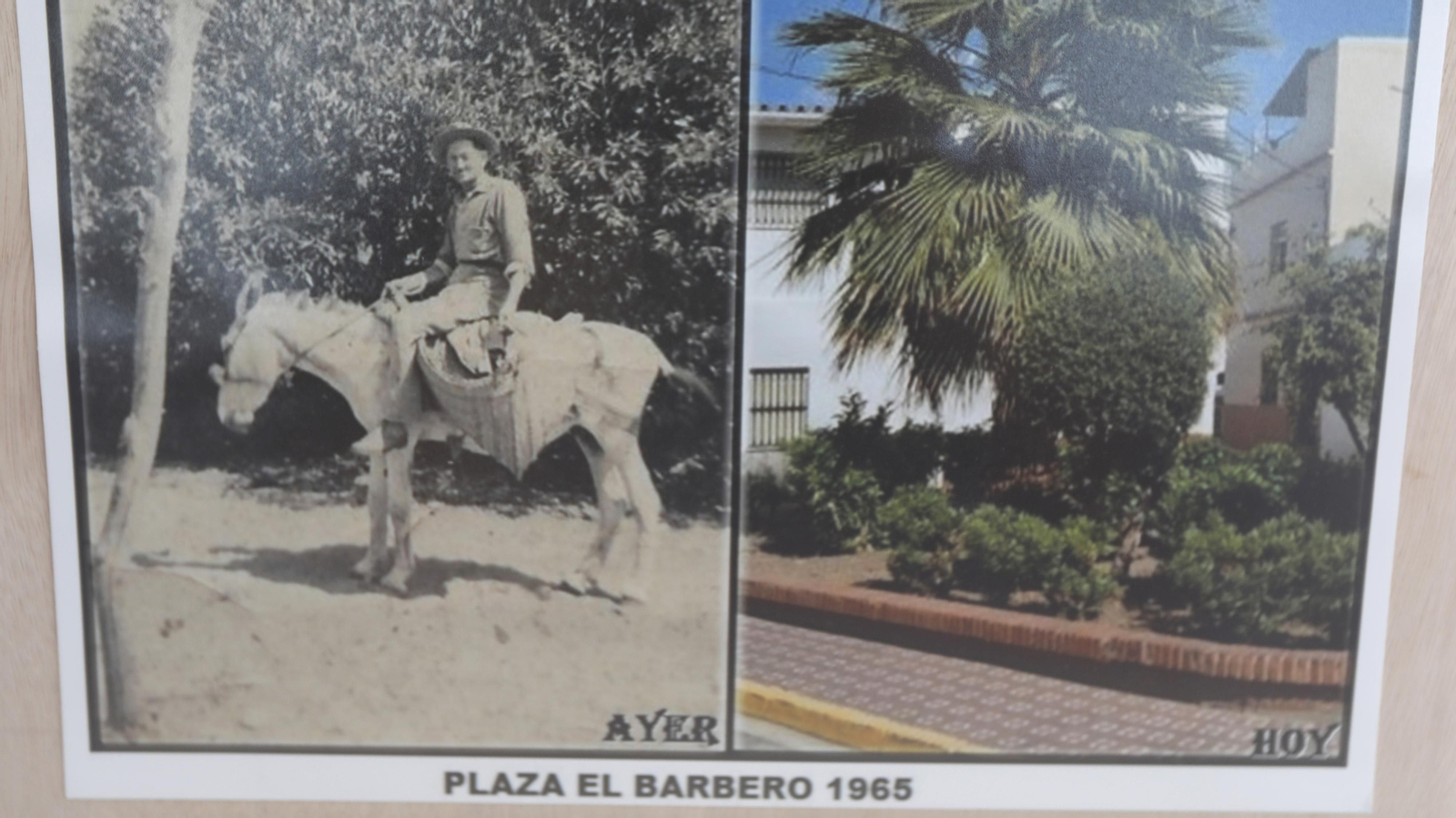 Las fotos de la exposición pasado y presente en el chiringuito El Garito