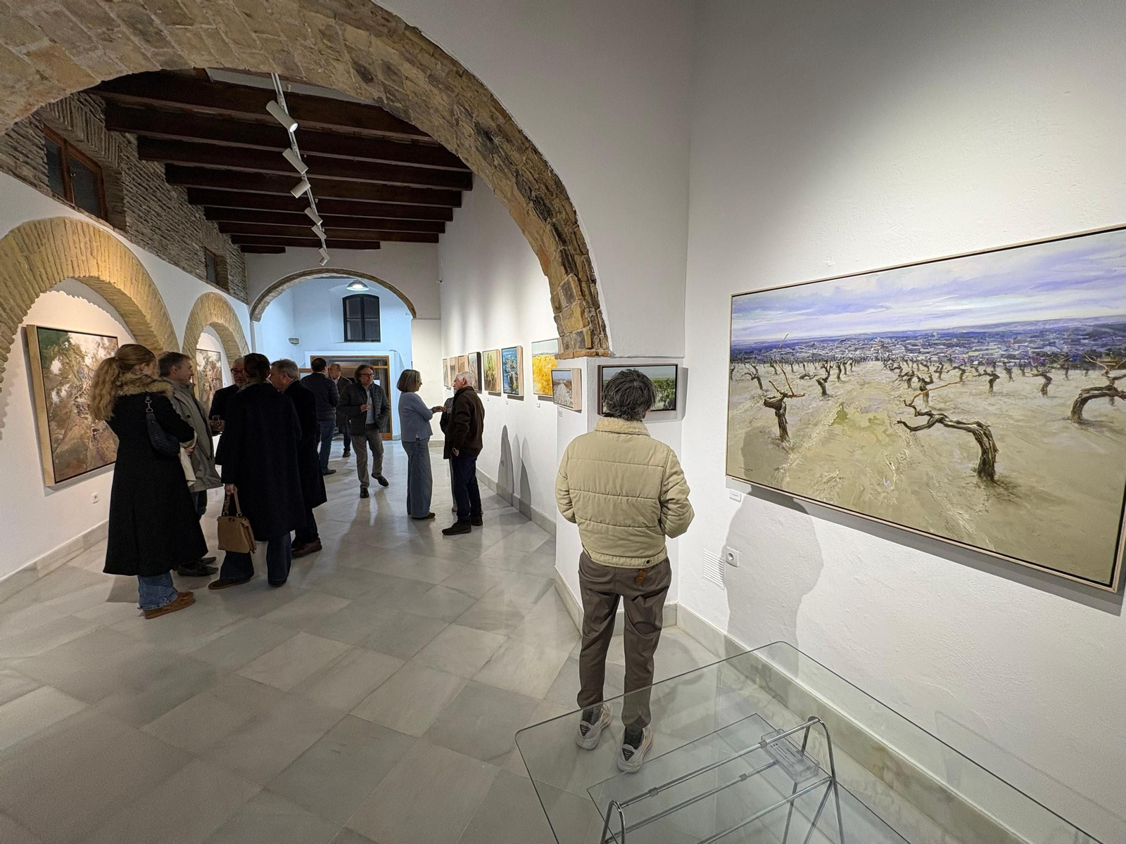 Imágenes de la inauguración de la exposición de fin de año de Pepe basto