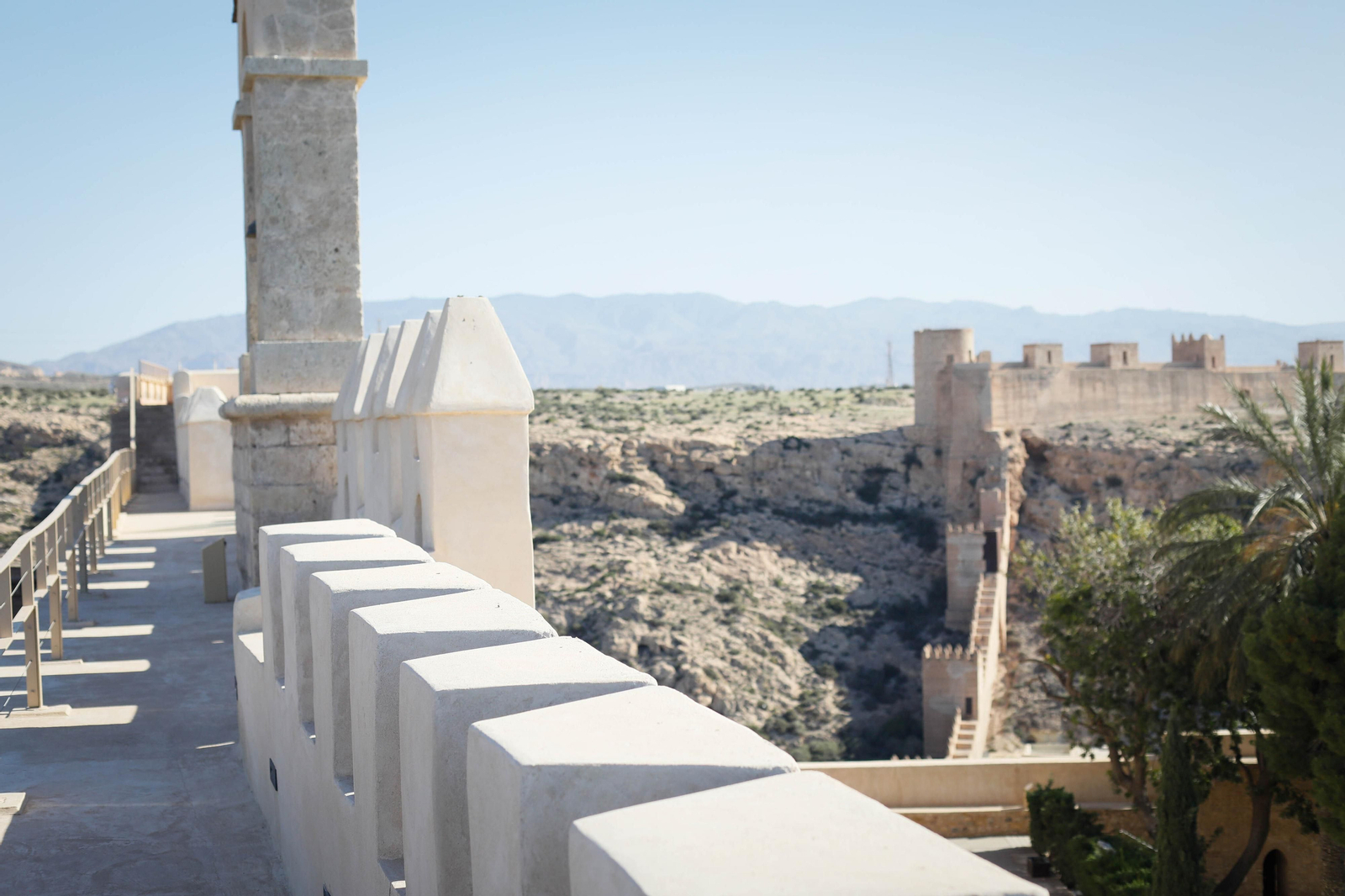 Restauración torre Sur Alcazaba