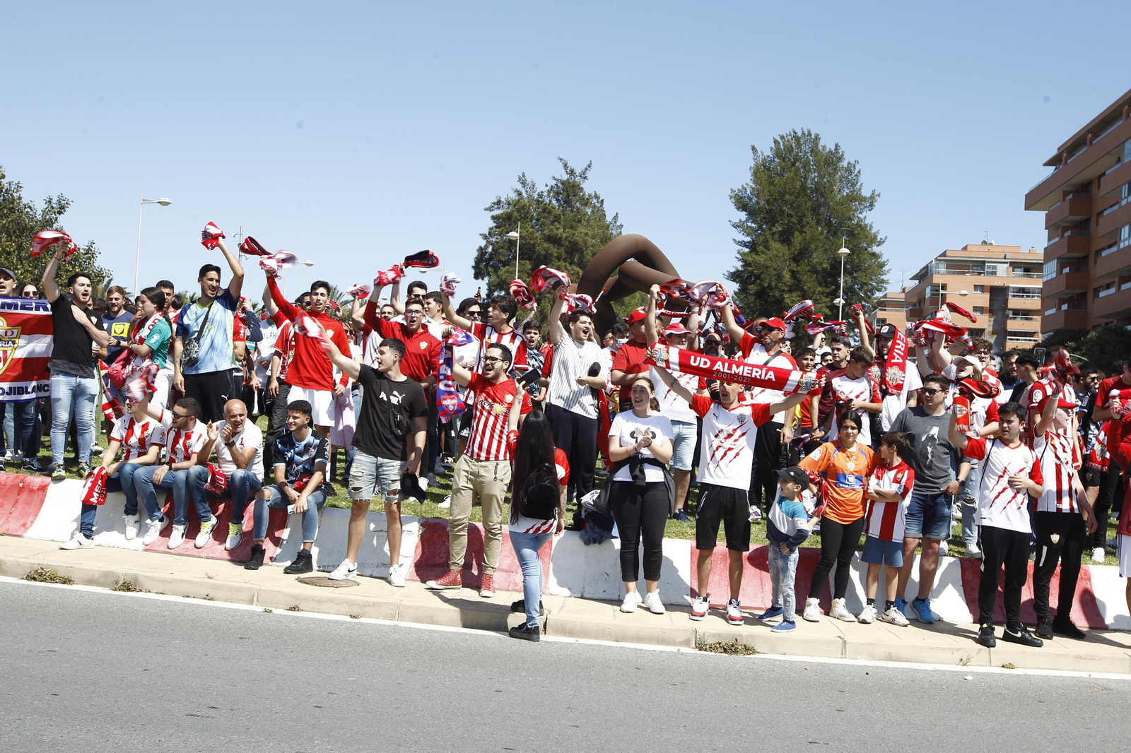 Imágenes del partido U.D. Almería-S.D. Amorebieta