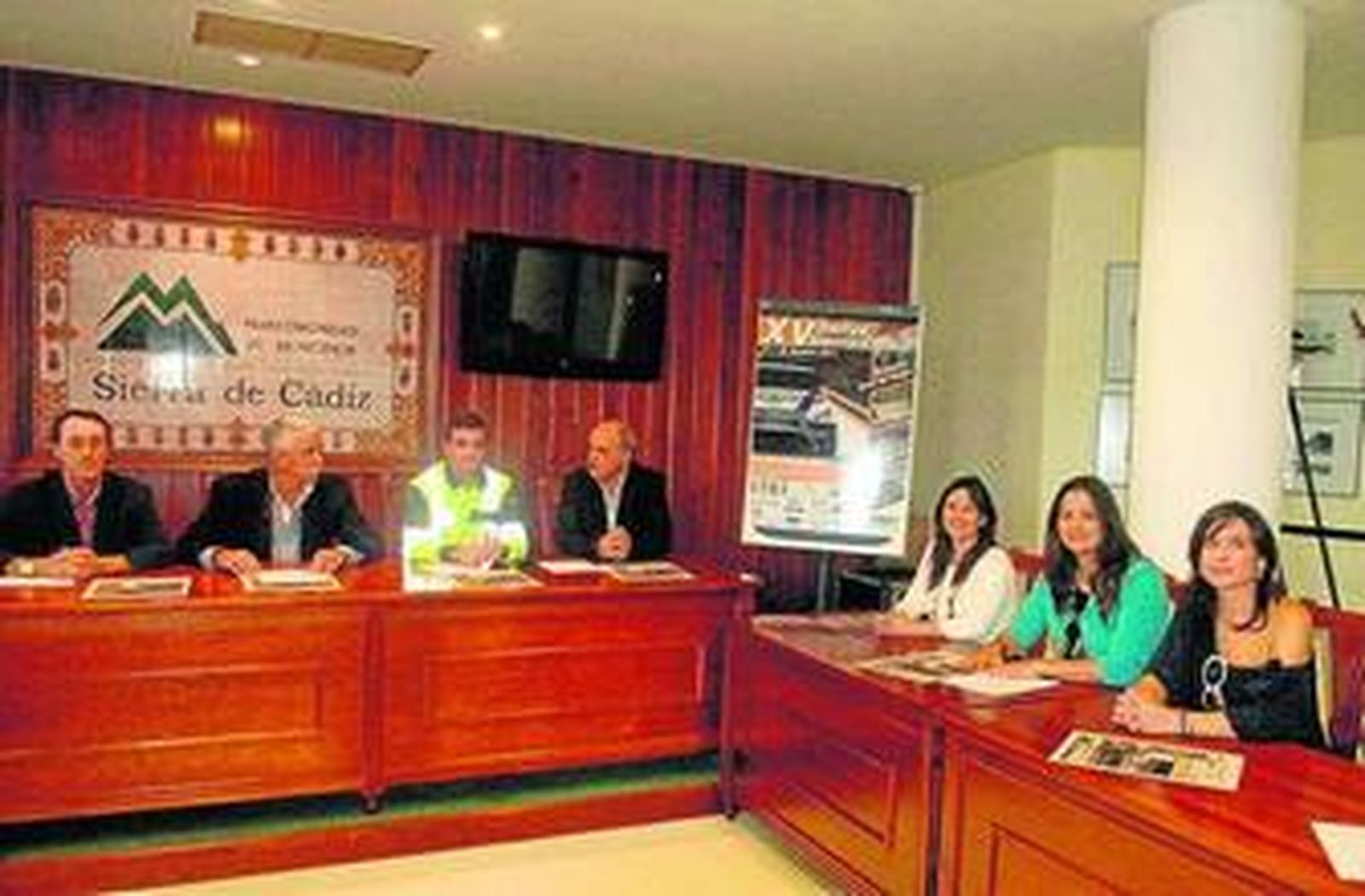 La presentación tuvo lugar en la sede de la Mancomunidad de la Sierra.