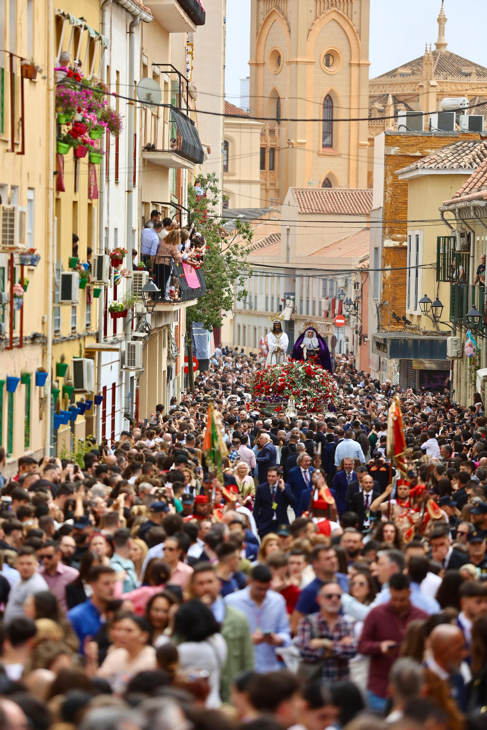 Las fotos del traslado del Cautivo el Sábado de Pasión en Málaga