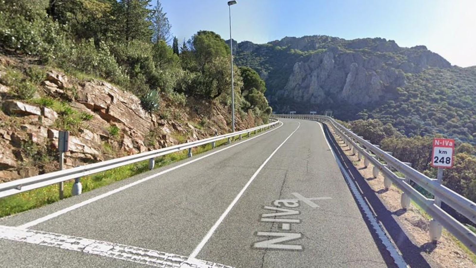 Punto en la A-4a en el kilómetro 248.