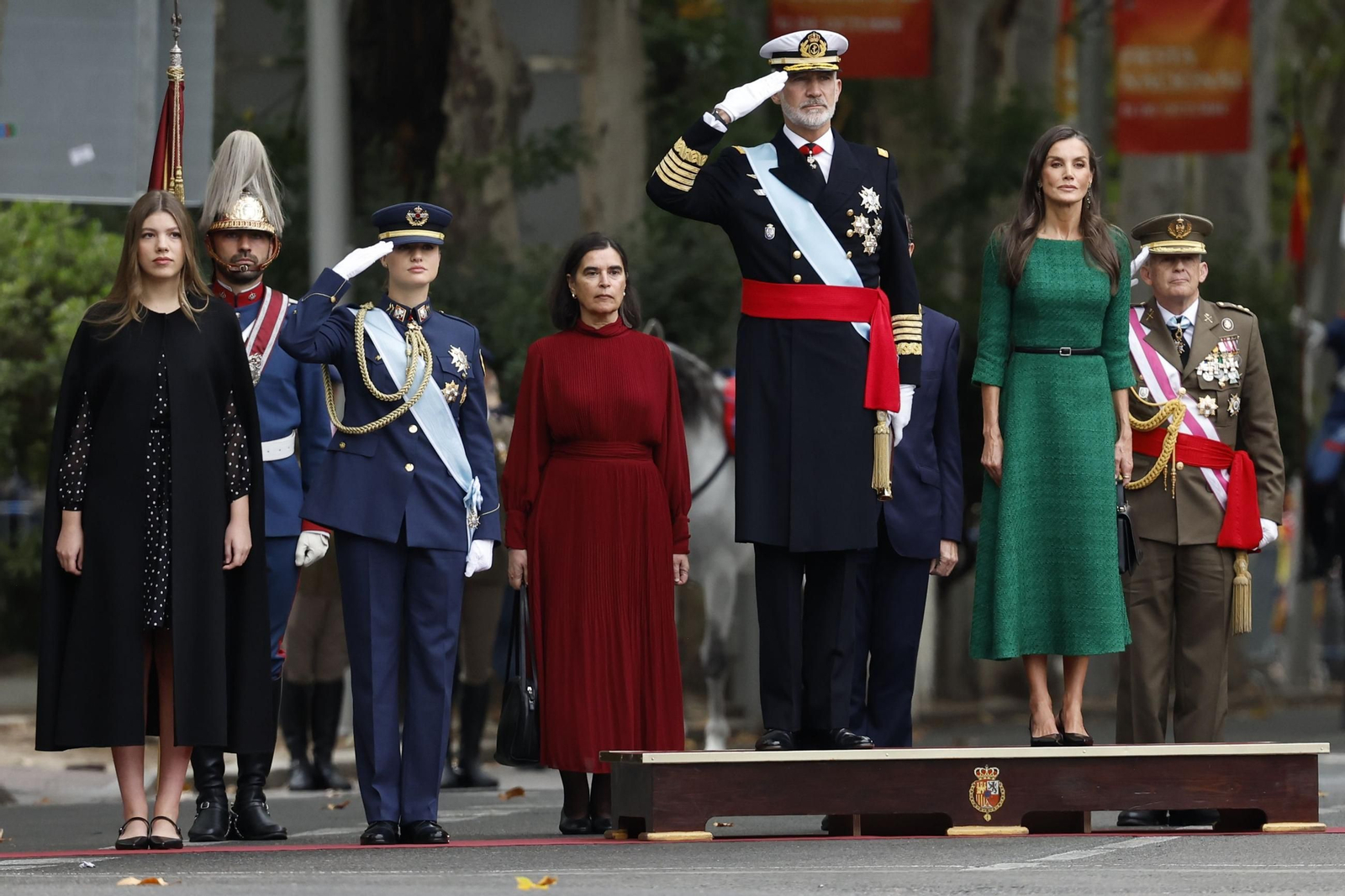 Los reyes presiden el desfile del día de la Fiesta Nacional