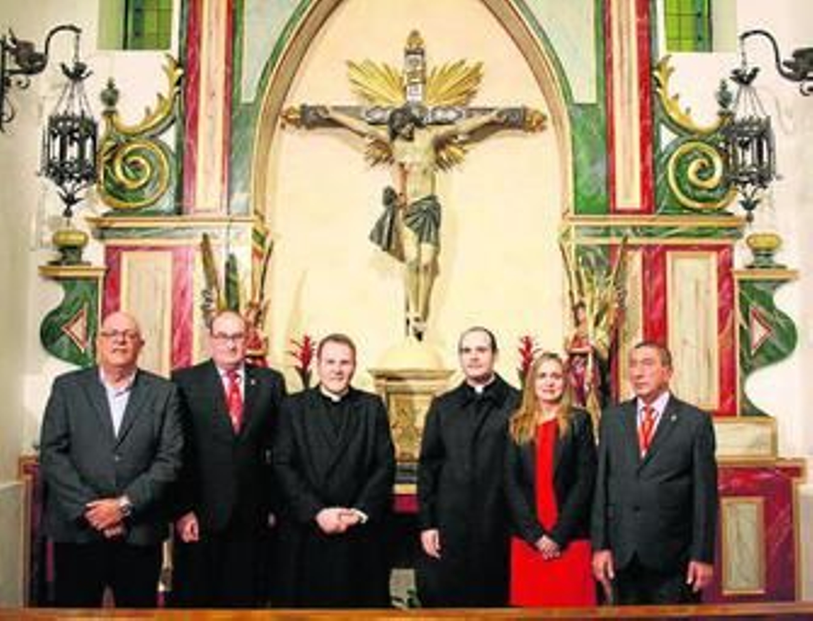 El 'Señor de Vera' durante la apertura de la Puerta Santa por el Año Jubilar de la Misericordia.