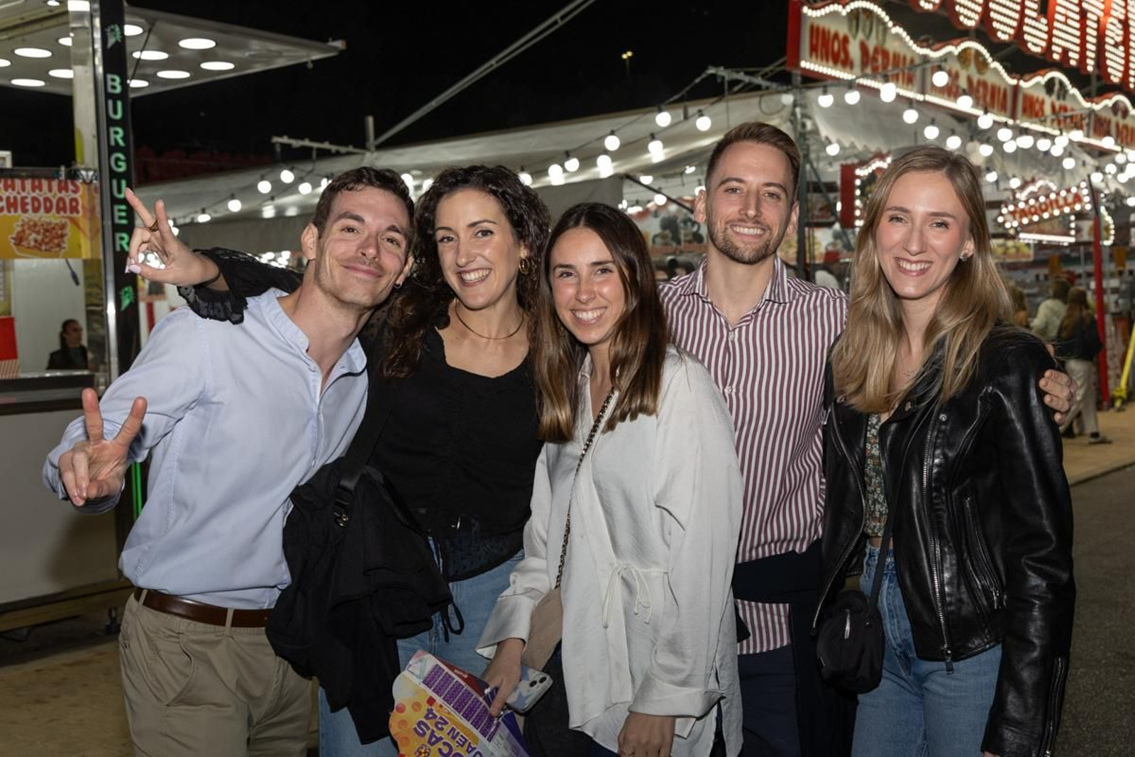 Feria de San Lucas por la noche, en imágenes