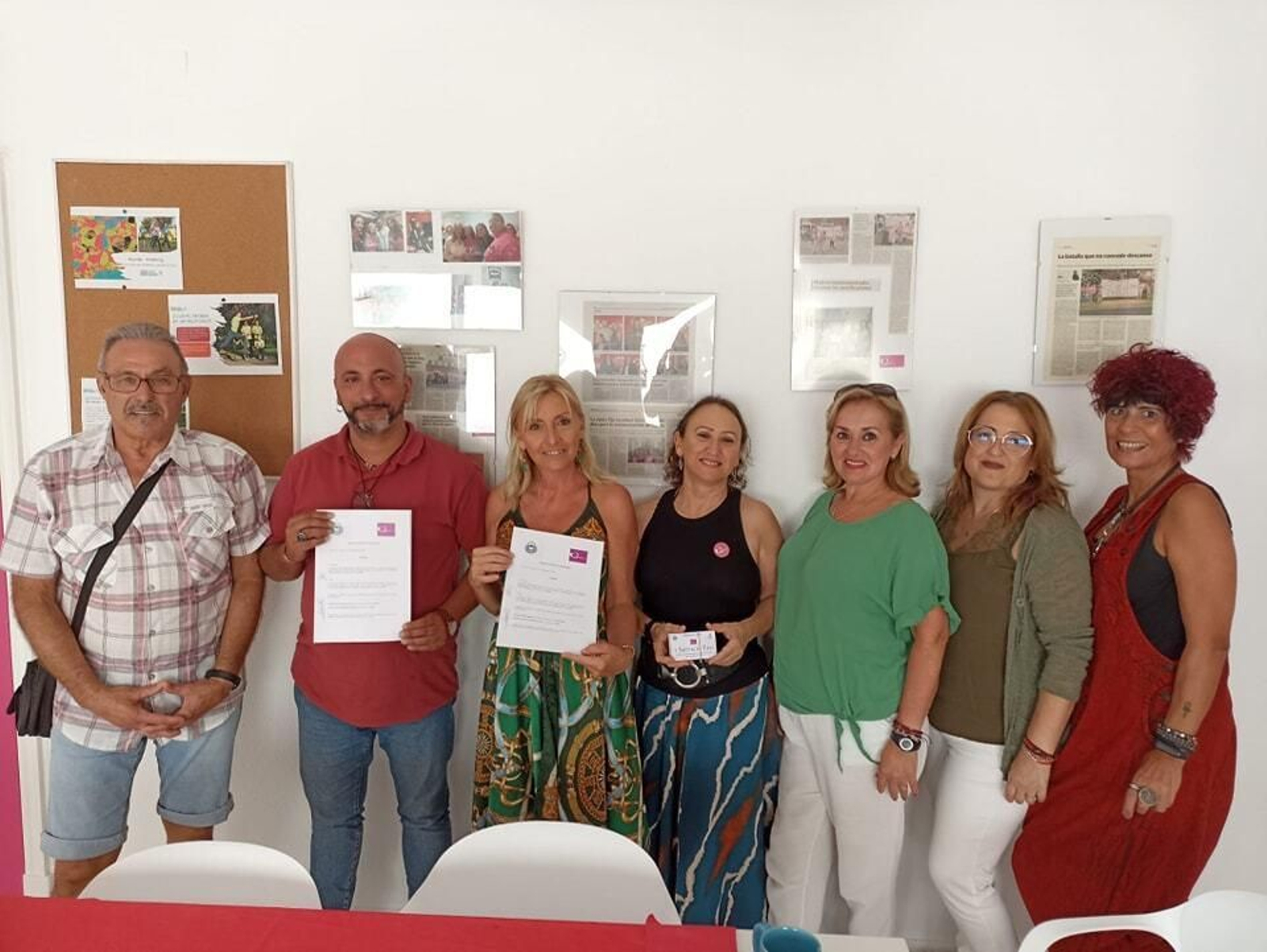 Acuerdo de los taxistas con la Asociación de Mujeres Mastectomizadas de Jerez.