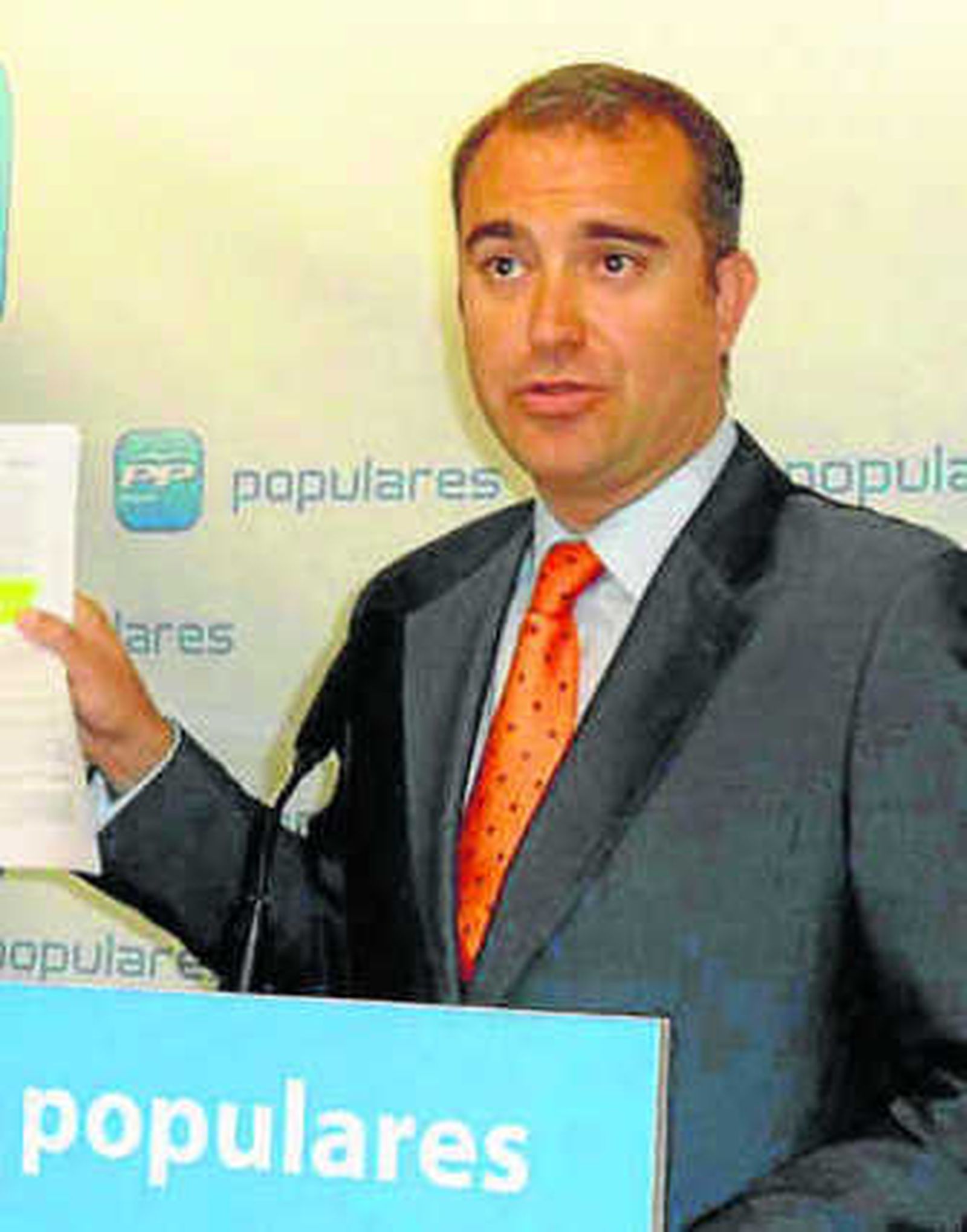 Amós García, diputado del PP.