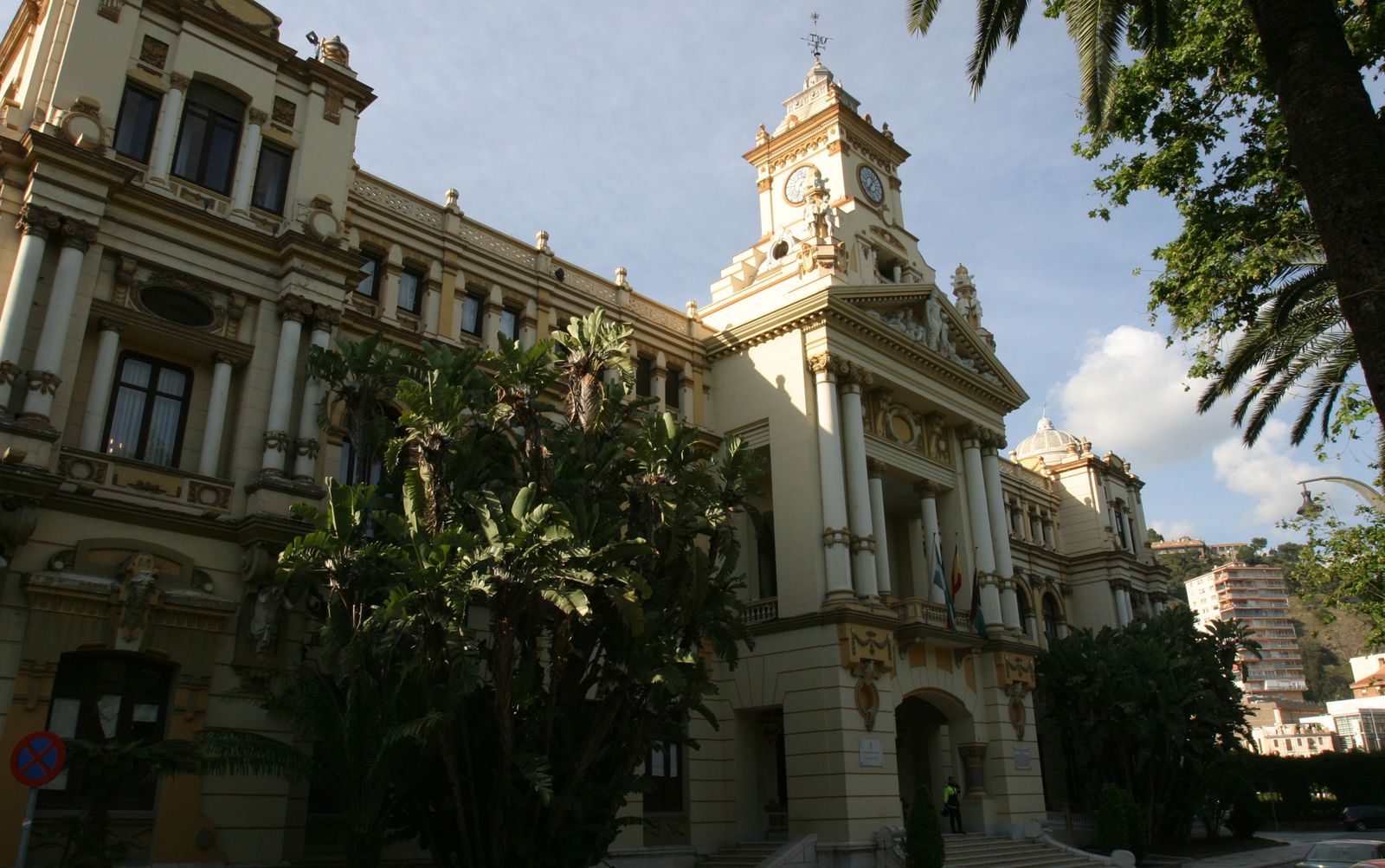 Casona del Parque, sede del Ayuntamiento de Málaga.