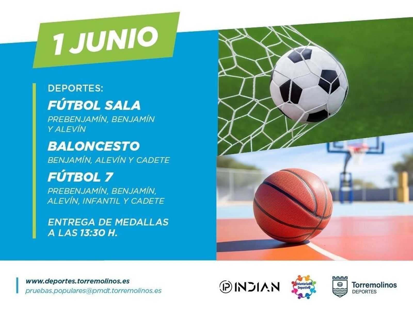 El cartel de los Juegos Intermunicipales.