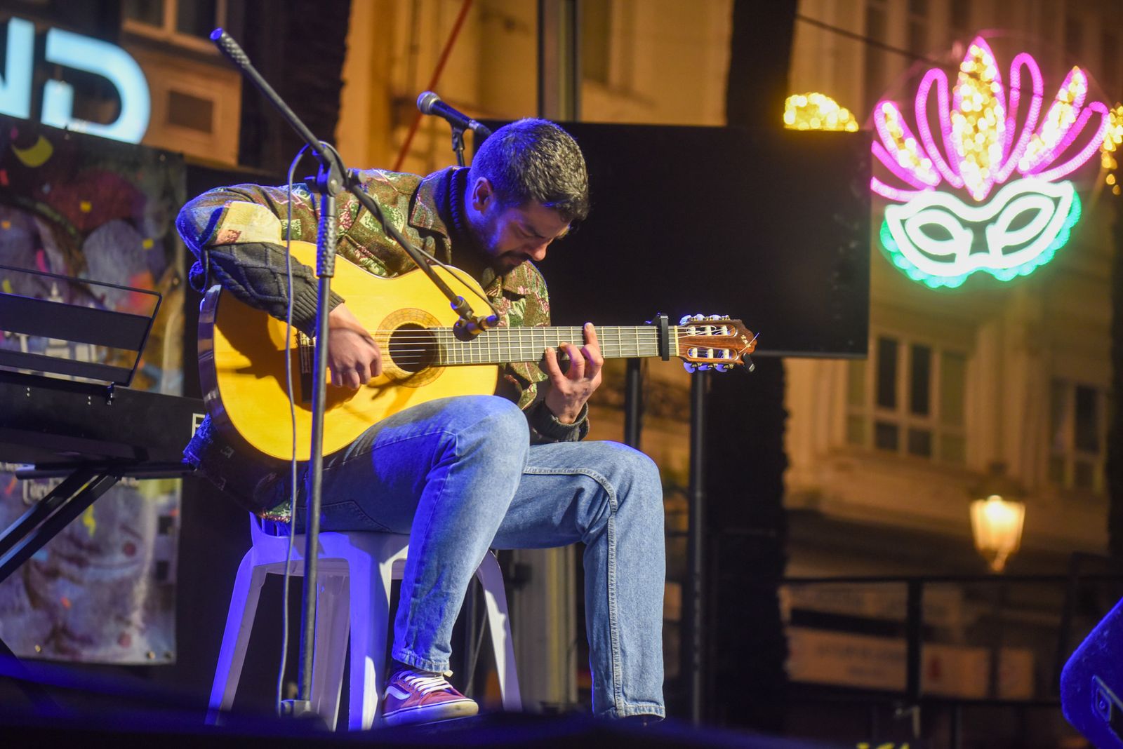 El pregón de Carnaval de Francisco Javier Blázquez en Las Tendillas