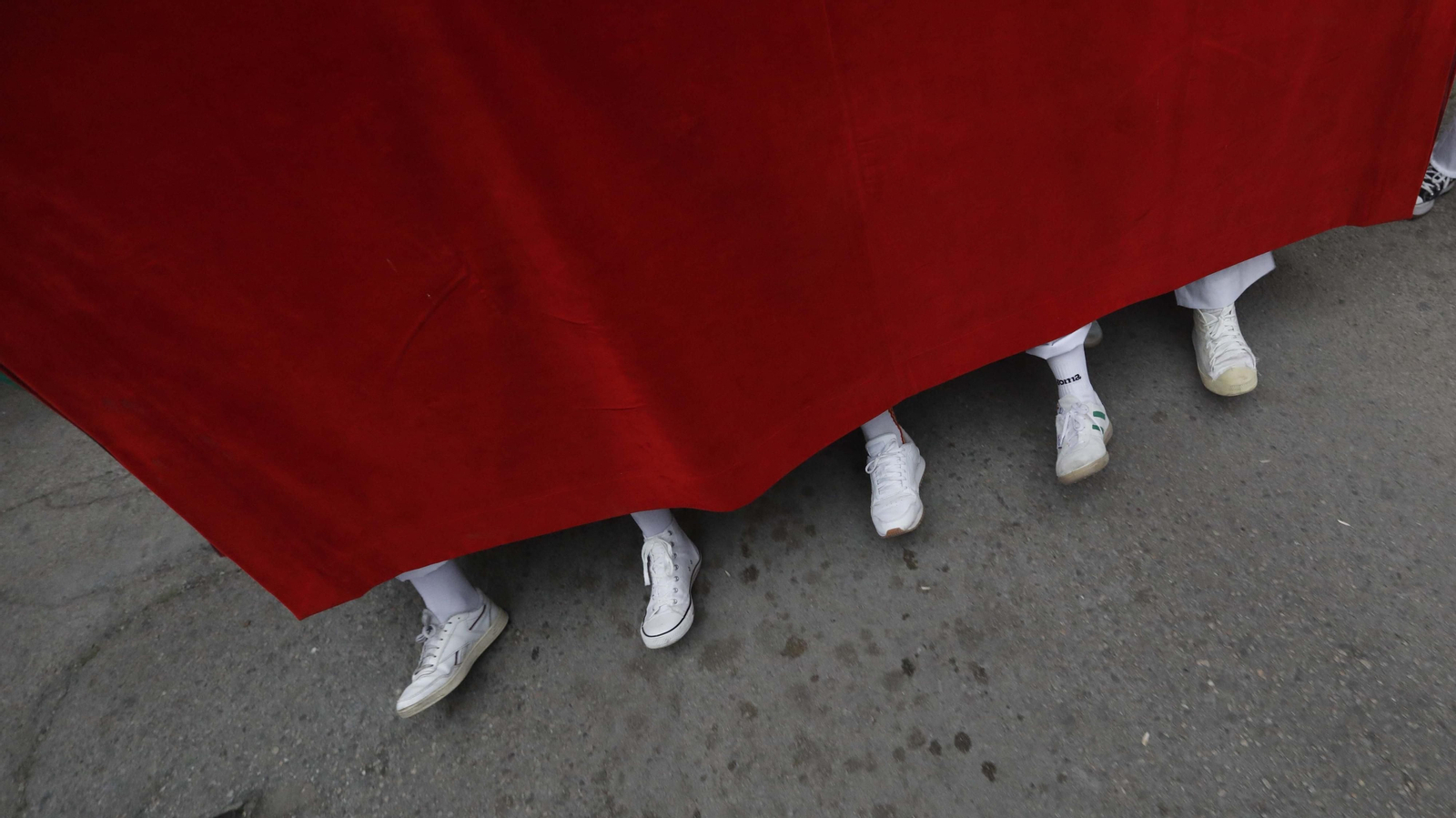 Fotos del Domingo de Ramos en La Línea: La Borriquita y Flagelación