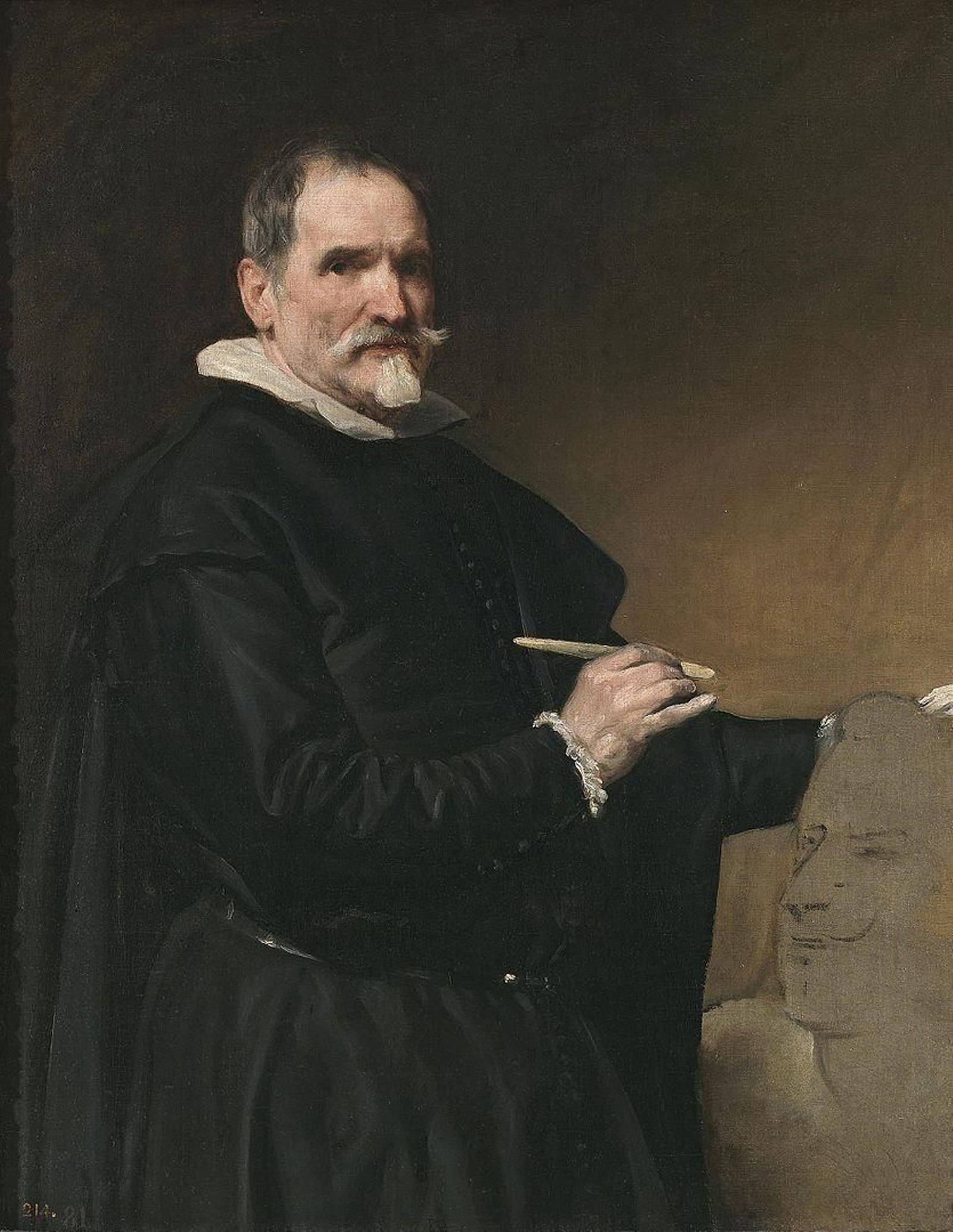 Retrato de Martínez Montañés pintado por Velázquez en 1635.