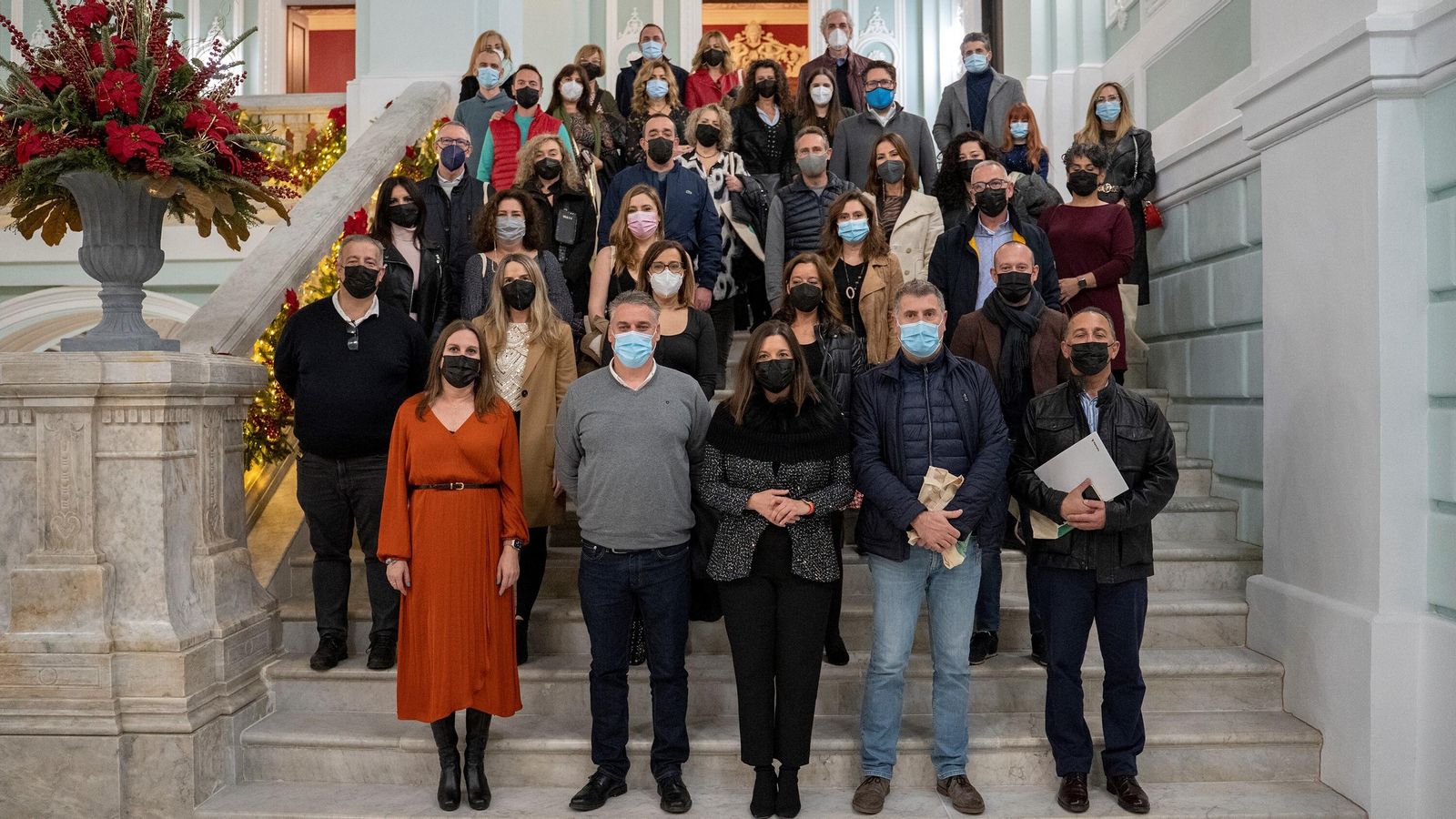 Foto con el Grupo B de Travel Brand.