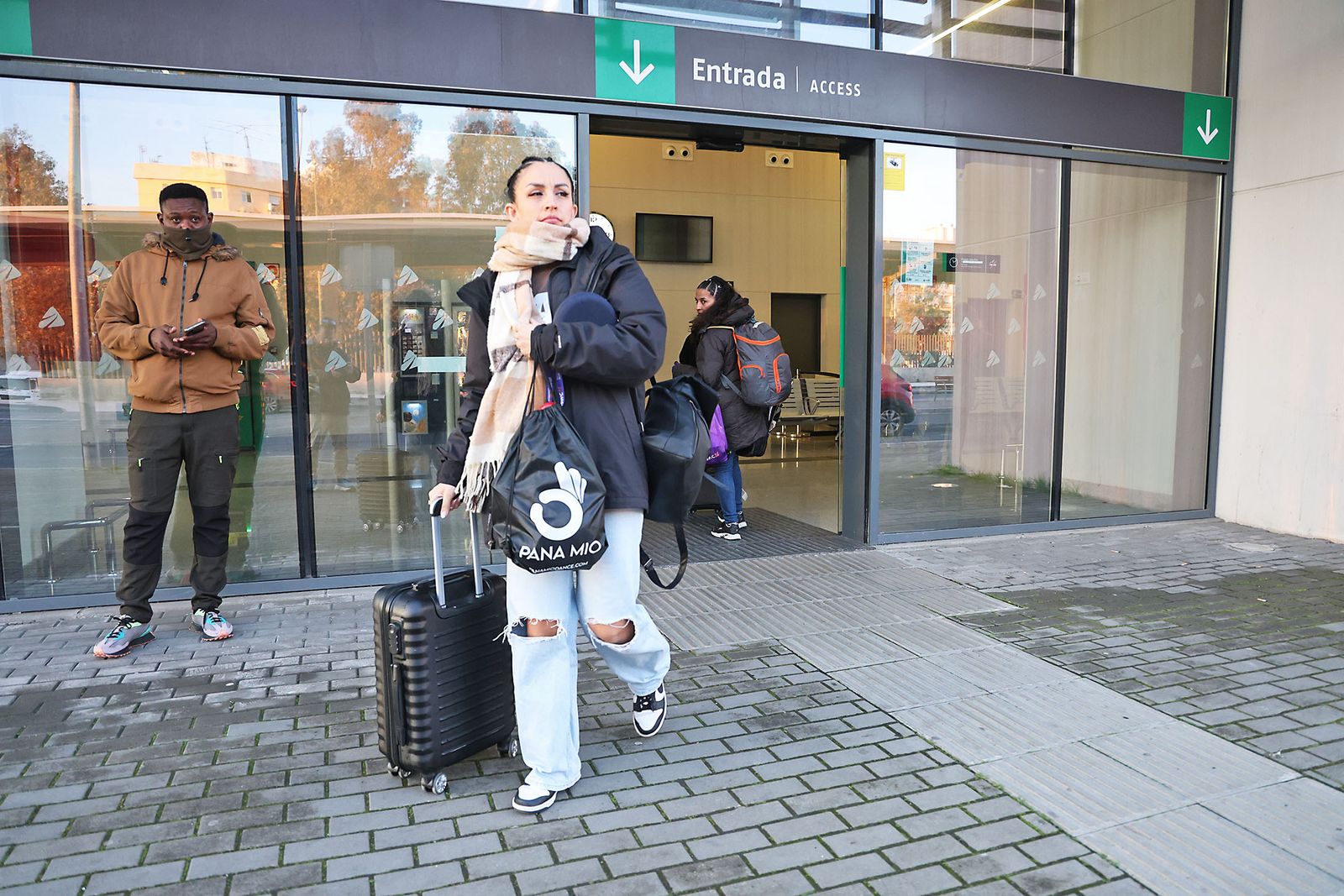 La estación de Huelva la mañana siguiente del trágico accidente
