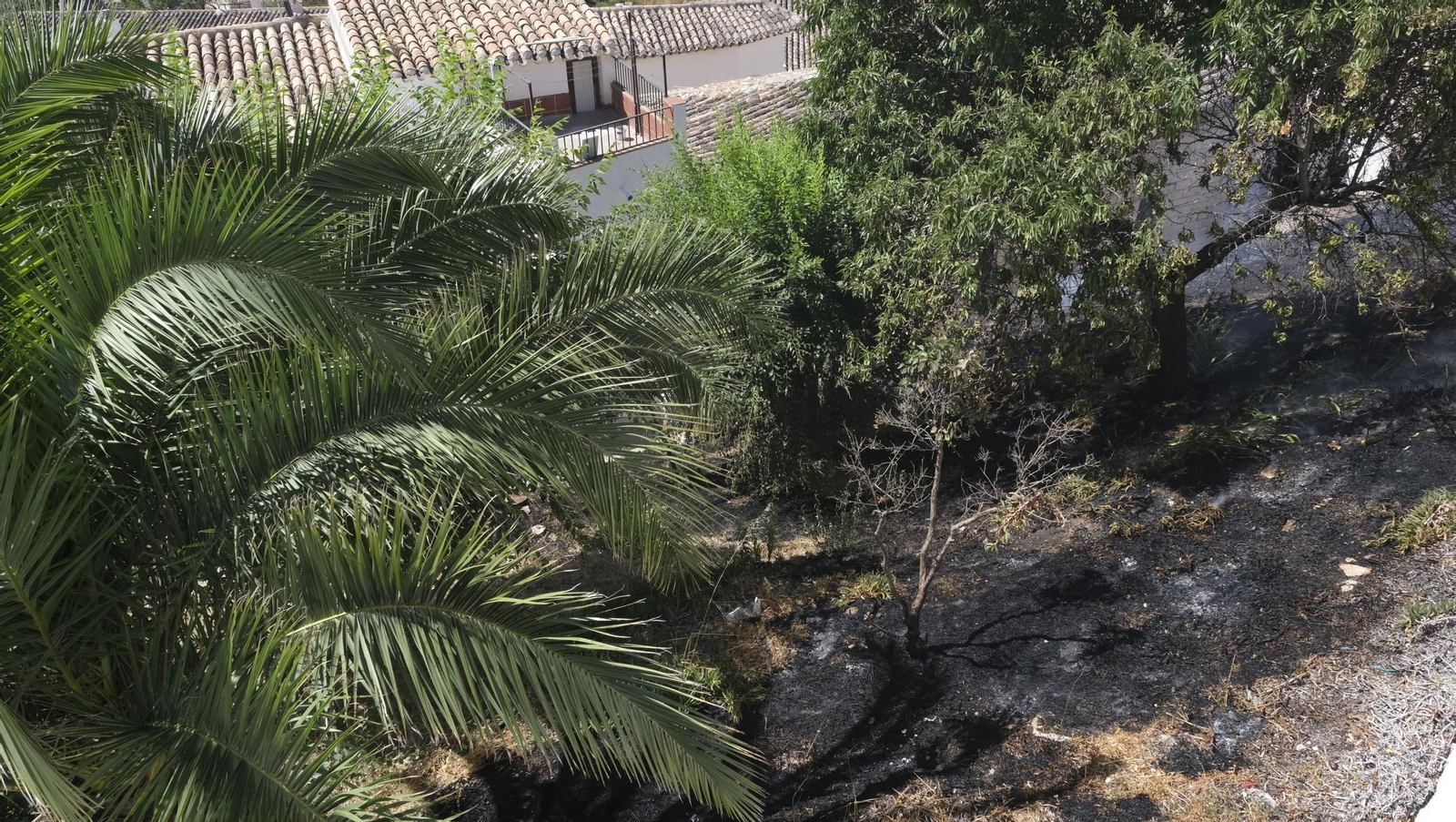Imágenes del incendio de Vélez Blanco