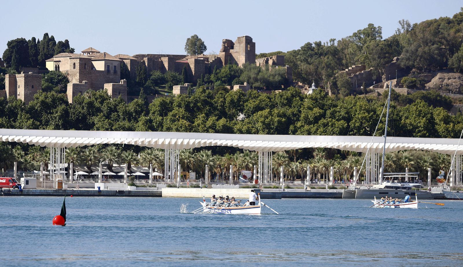 Las fotos de la carrera de jábegas en el puerto de Málaga