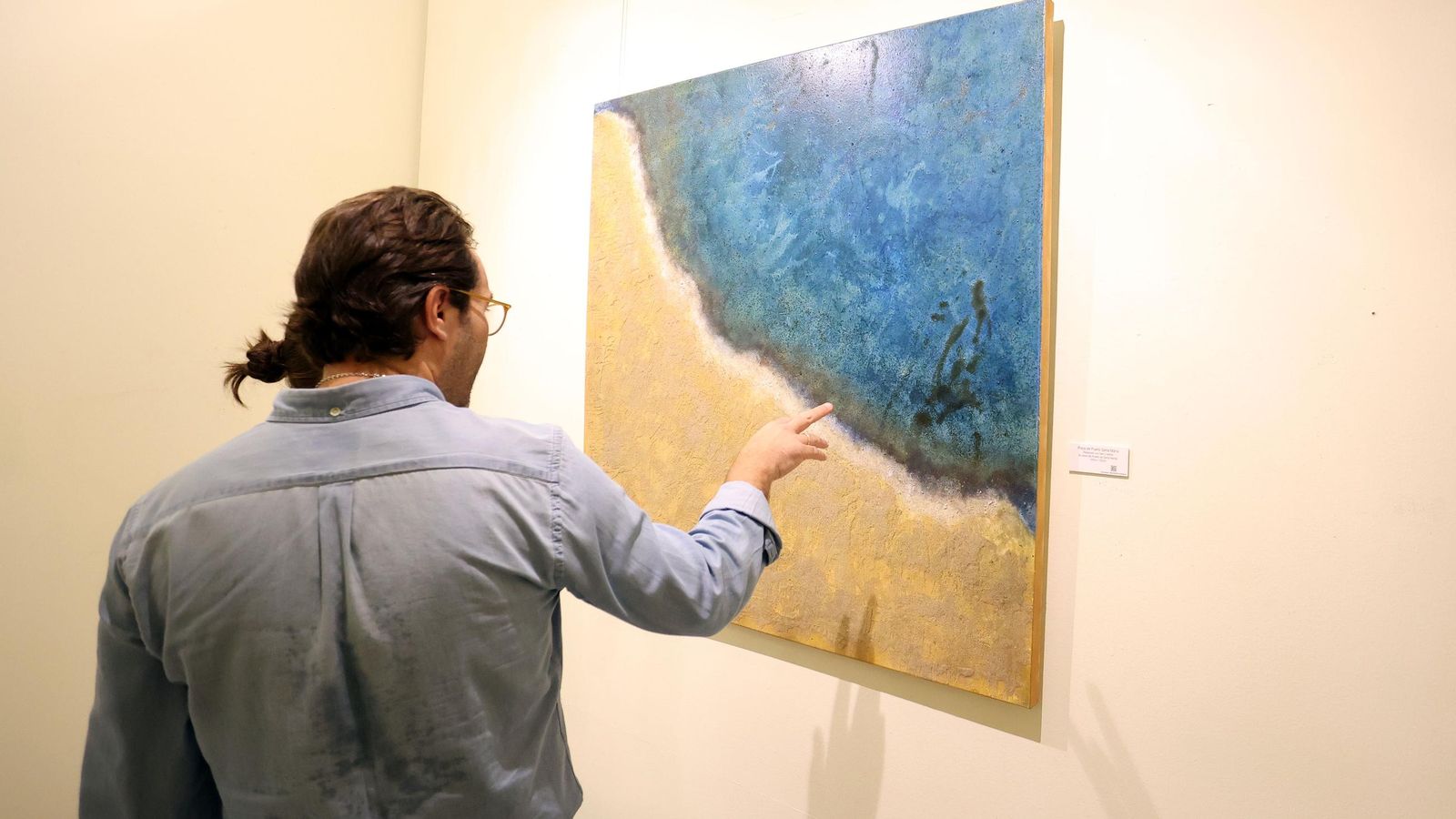Imágenes de la exposición ‘Cádiz, viento, mar y vino’ de la artista Mariola Naranjo en los Claustros de Santo Domingo de Jerez