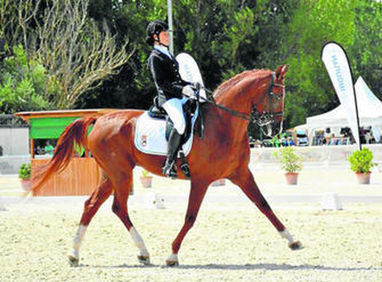 La barreña Coral Buenestado, durante un reciente concurso.