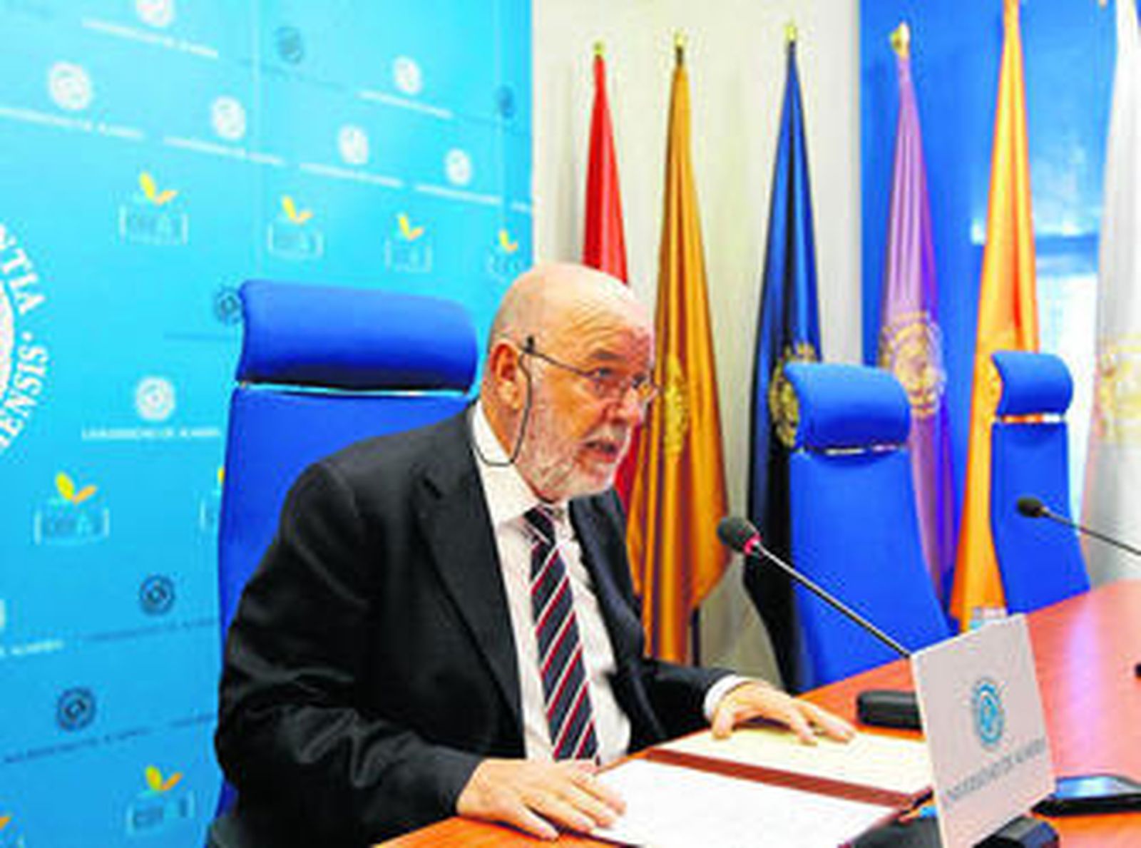 El rector de la Universidad de Almería, Pedro Molina, uno de los artífices de los buenos resultados.