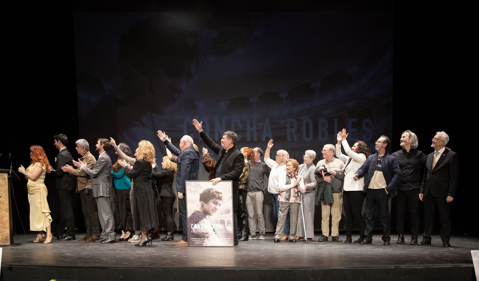 El equipo artístico y técnico del documental, ‘Concha Robles. El Precio de la Libertad’