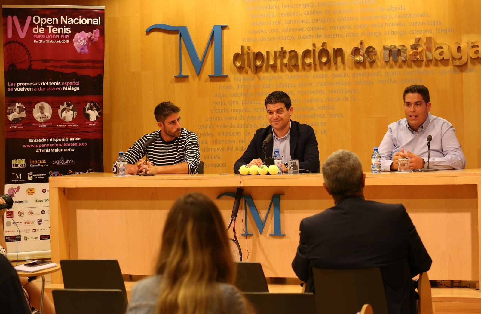 Presentación del IV Open Nacional de tenis.