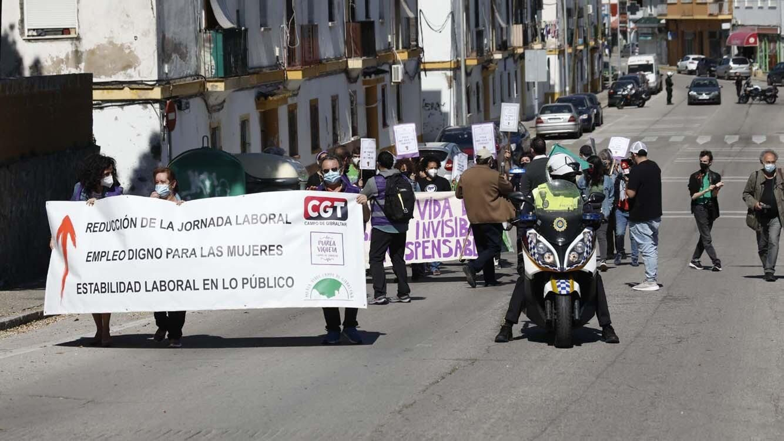 Las foto de la Manifestación del 1 de mayo celebrada por la CGT en Algeciras