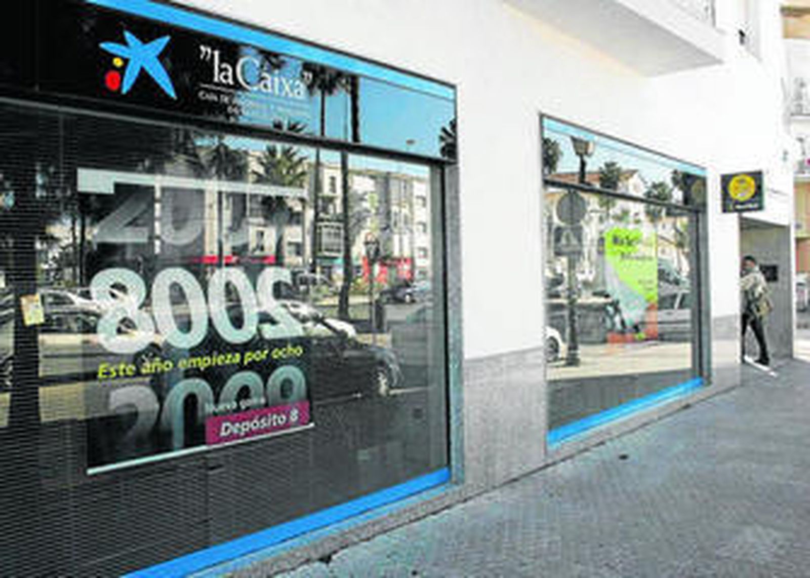 Imagen de una oficina de La Caixa.