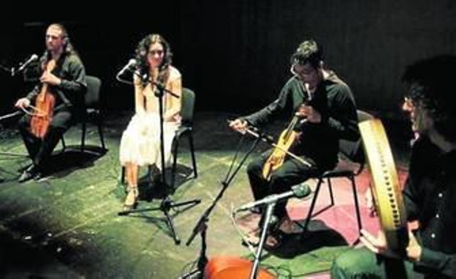 Un concierto del grupo Aquitania.