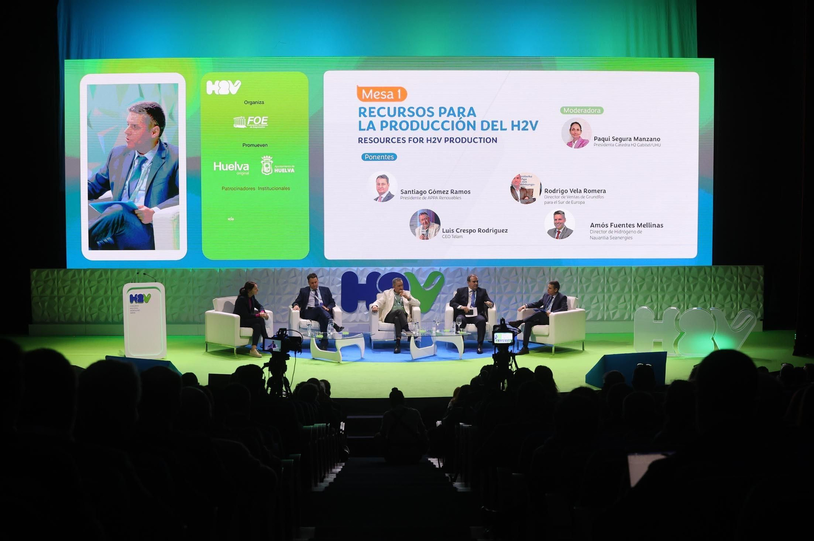 Imágenes del I Congreso Nacional de Hidrógeno Verde H2V celebrado en Huelva