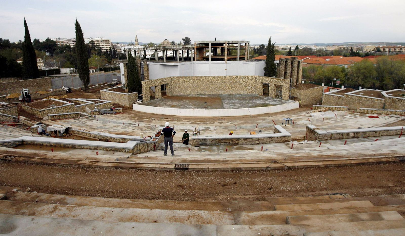 Detalle de la remodelación definitiva a la que se sometió el Teatro de la Axerquía.