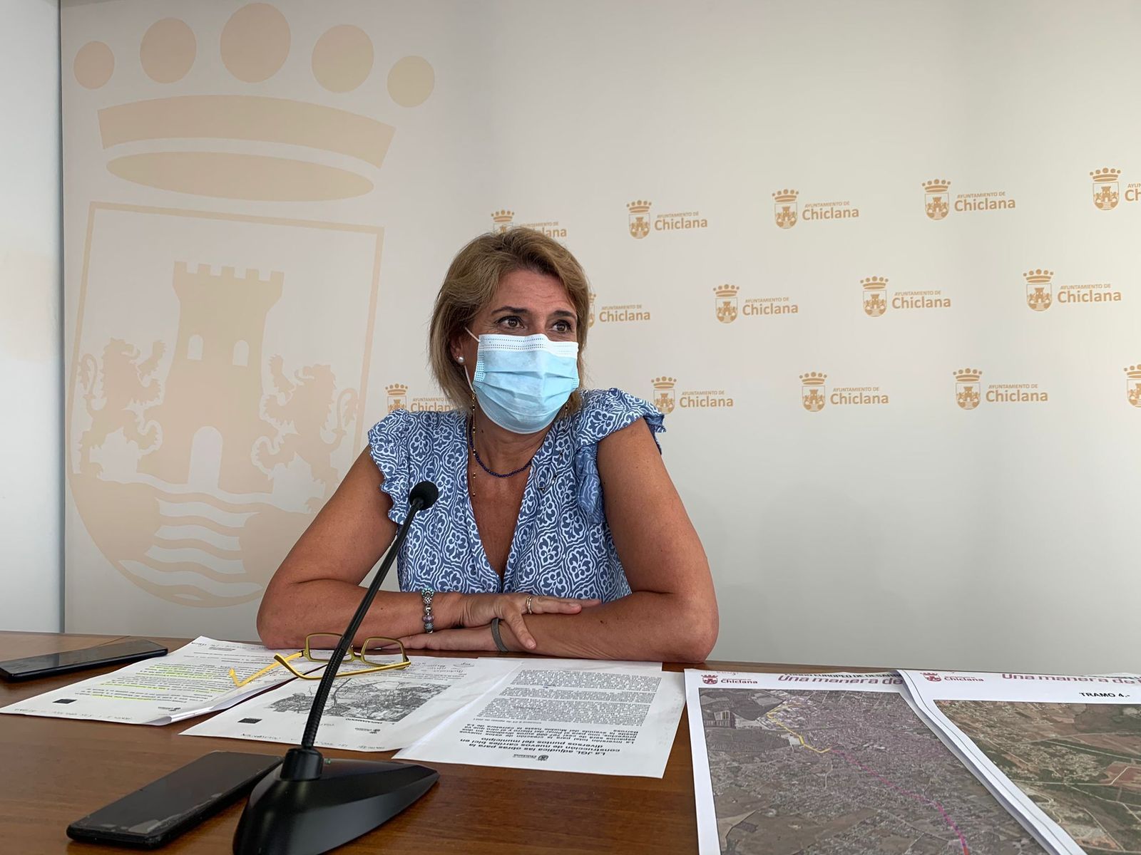 La delegada municipal de Vías y Obras, Mª Ángeles Martínez.