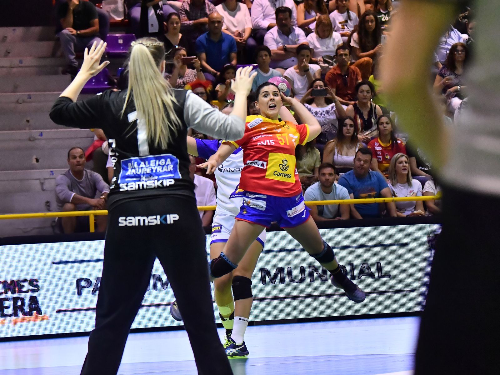 La algecireña Paula Valdivia, con la selección.