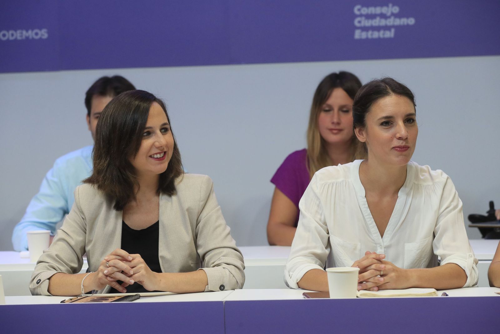 Ione Belarra e Irene Montero.
