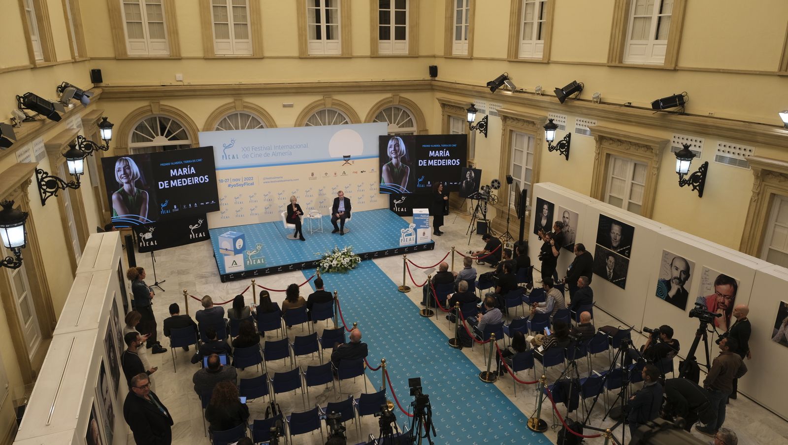 María de Medeiros, estrella del Paseo de la Fama. FICAL 2022