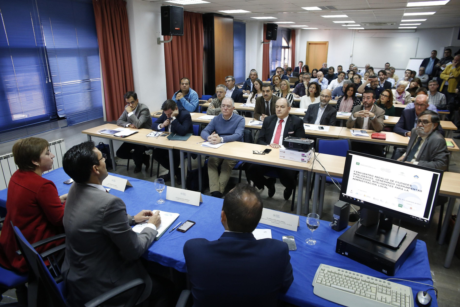 Encuentro de una jornada de ciudades inteligentes, 'smart city'.