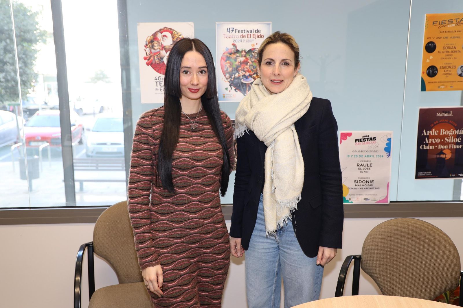 Silvia Acién y Elena Gómez.