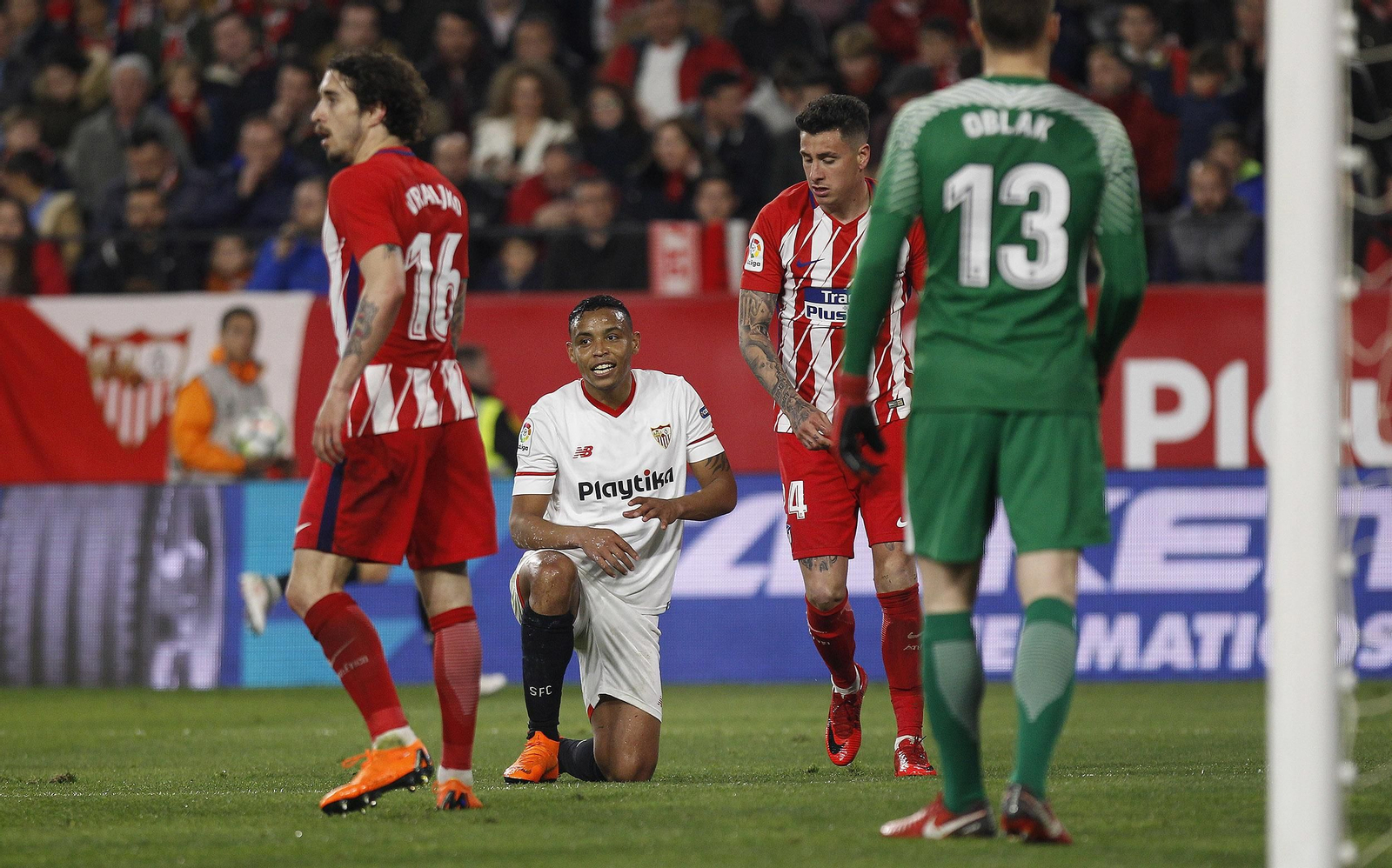 Las imágenes del Sevilla-Atlético de Madrid