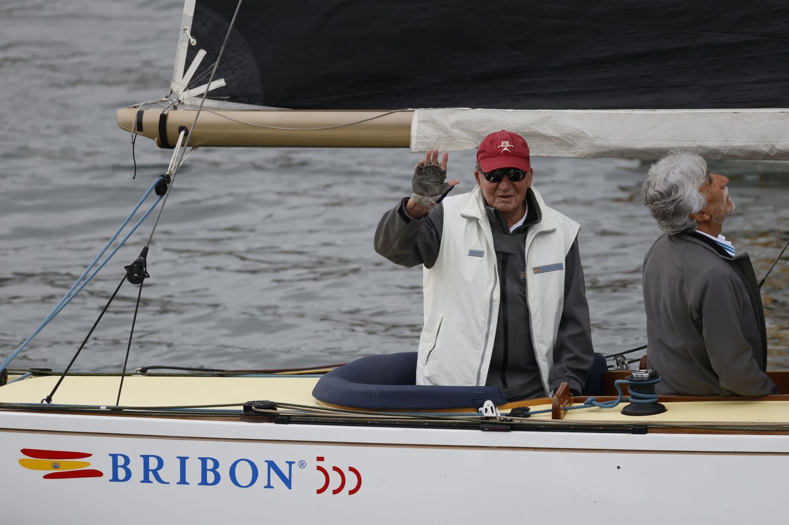 Don Juan Carlos, en Sanxexo el pasado mes de junio