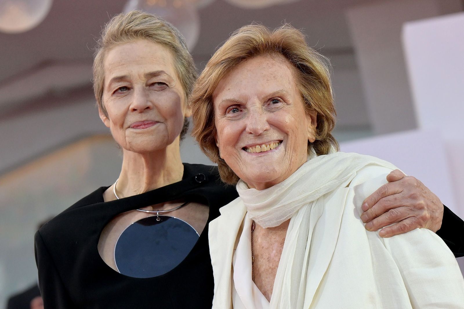 Charlotte Rampling, con Liliana Cavani.