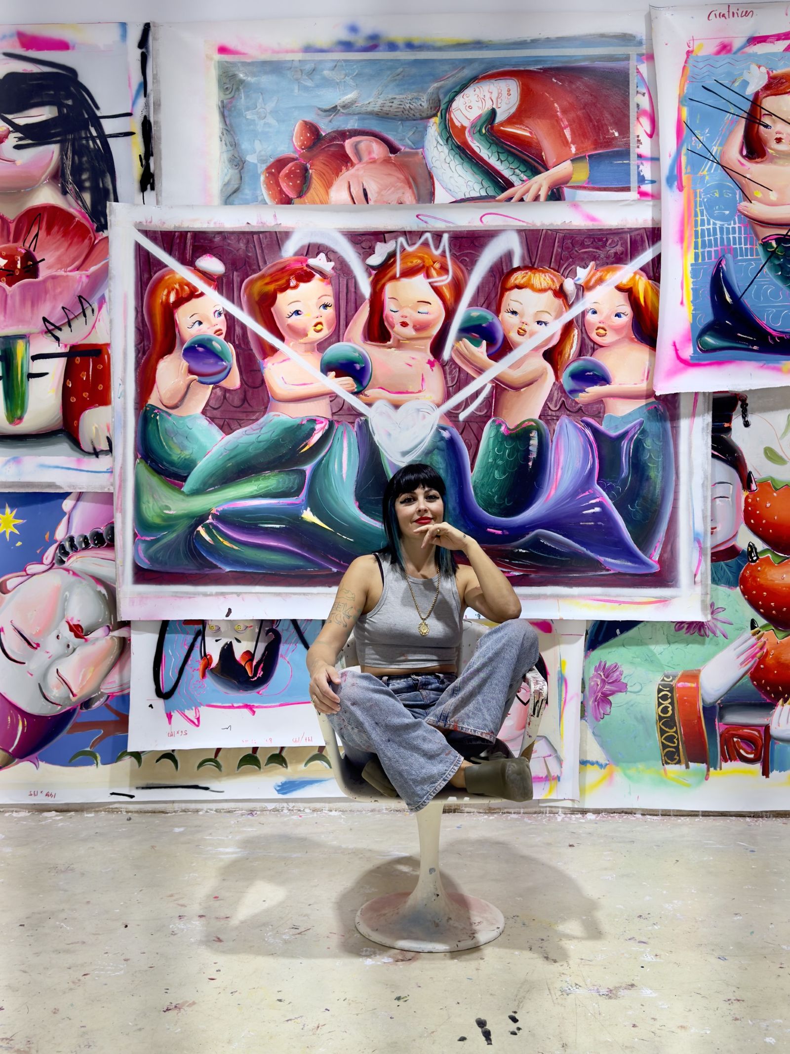 La artista Ana Barriga.