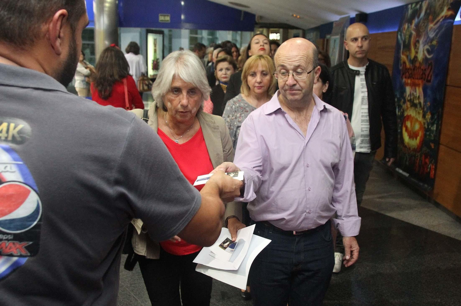 Imágenes de la proyección de la película Bernarda en CineBox Aqualon