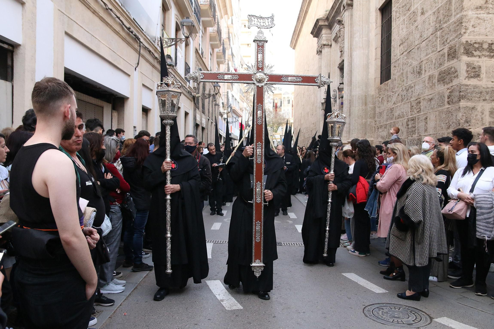 La procesión de Soledad de Almería, en imágenes