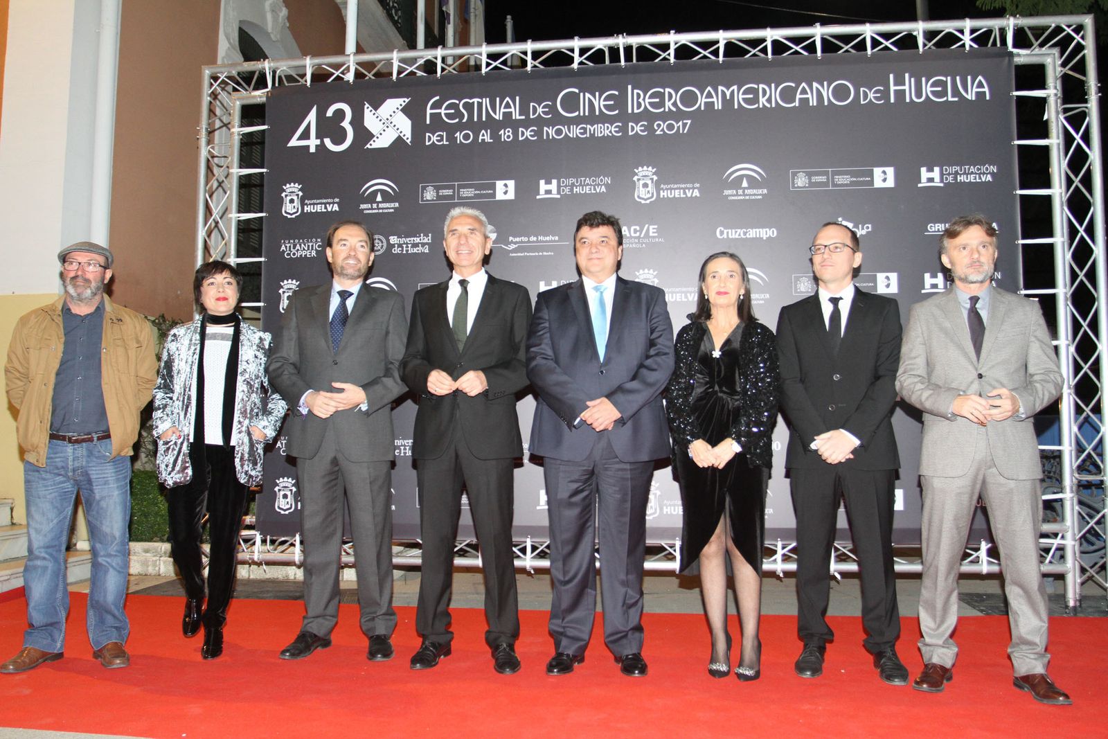 Gala inaugural de la 43 edición del Festival de cine Iberoamericano de Huelva.